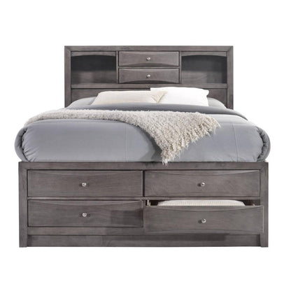 Picket House Furnishings - Madison King Storage Bed in Gray - EG170KB veiw 1
