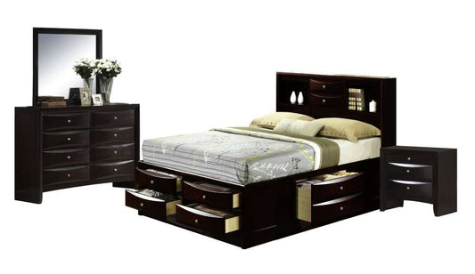 Picket House Furnishings - Madison Queen Storage 4PC Bedroom Set - EM300Q4PC veiw 1