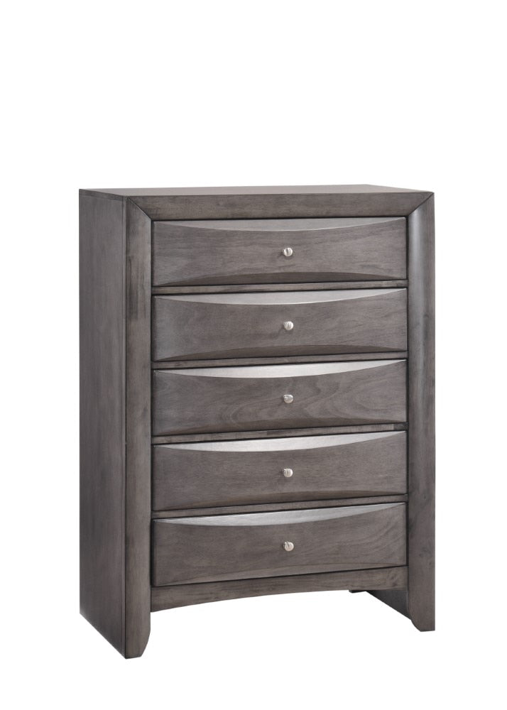 Picket House Furnishings - Madison Queen Storage 5Pc Bedroom Set in Gray - EG170QB5PC veiw 7