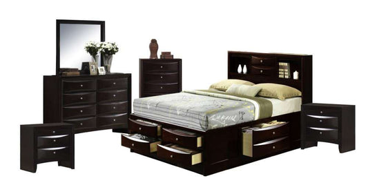 Picket House Furnishings - Madison Queen Storage 6PC Bedroom Set - EM300Q6PC veiw 1