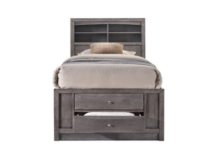 Picket House Furnishings - Madison Twin Storage 3Pc Bedroom Set in Gray - EG170TB3PC veiw 2