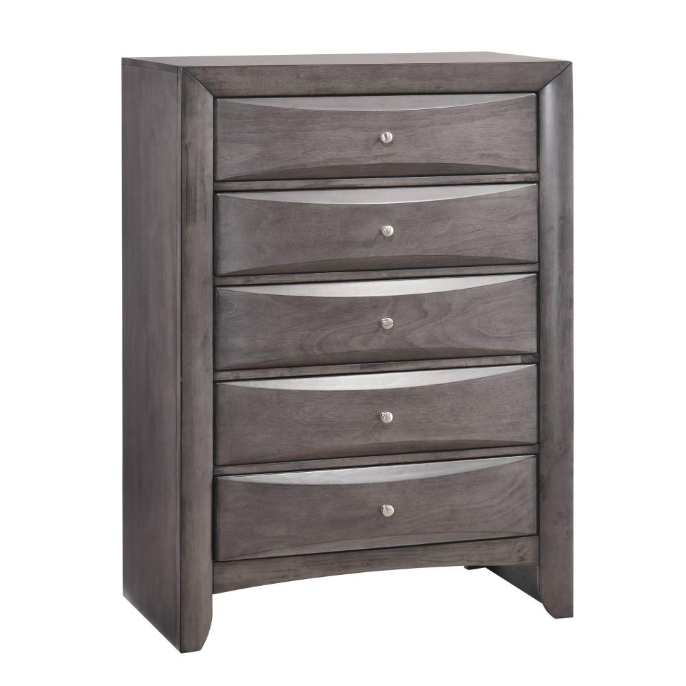 Picket House Furnishings - Madison Twin Storage 5Pc Bedroom Set in Gray - EG170TB5PC veiw 7