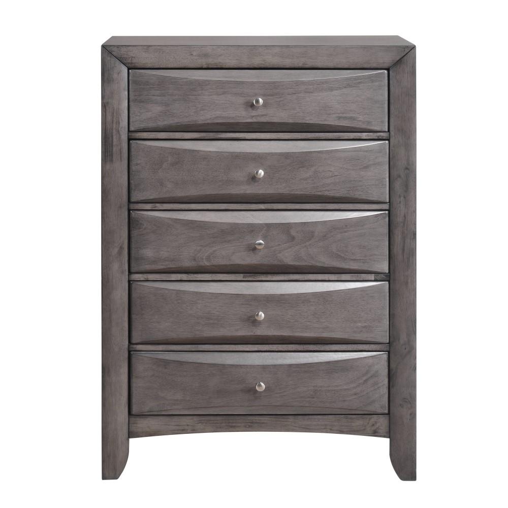Picket House Furnishings - Madison Twin Storage 6Pc Bedroom Set in Gray - EG170TB6PC veiw 6