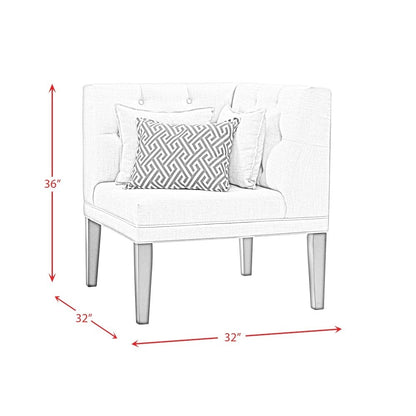 Picket House Furnishings - Mara Corner with Three Pillows - DMD100SFCR veiw 9