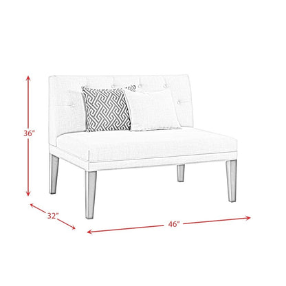 Picket House Furnishings - Mara Loveseat with Five Pillows - DMD140SFLS veiw 10