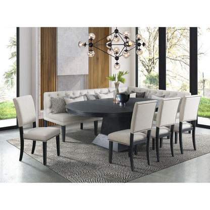 Picket House Furnishings - Mara Oval Dining Table - DMD100DTTB veiw 3