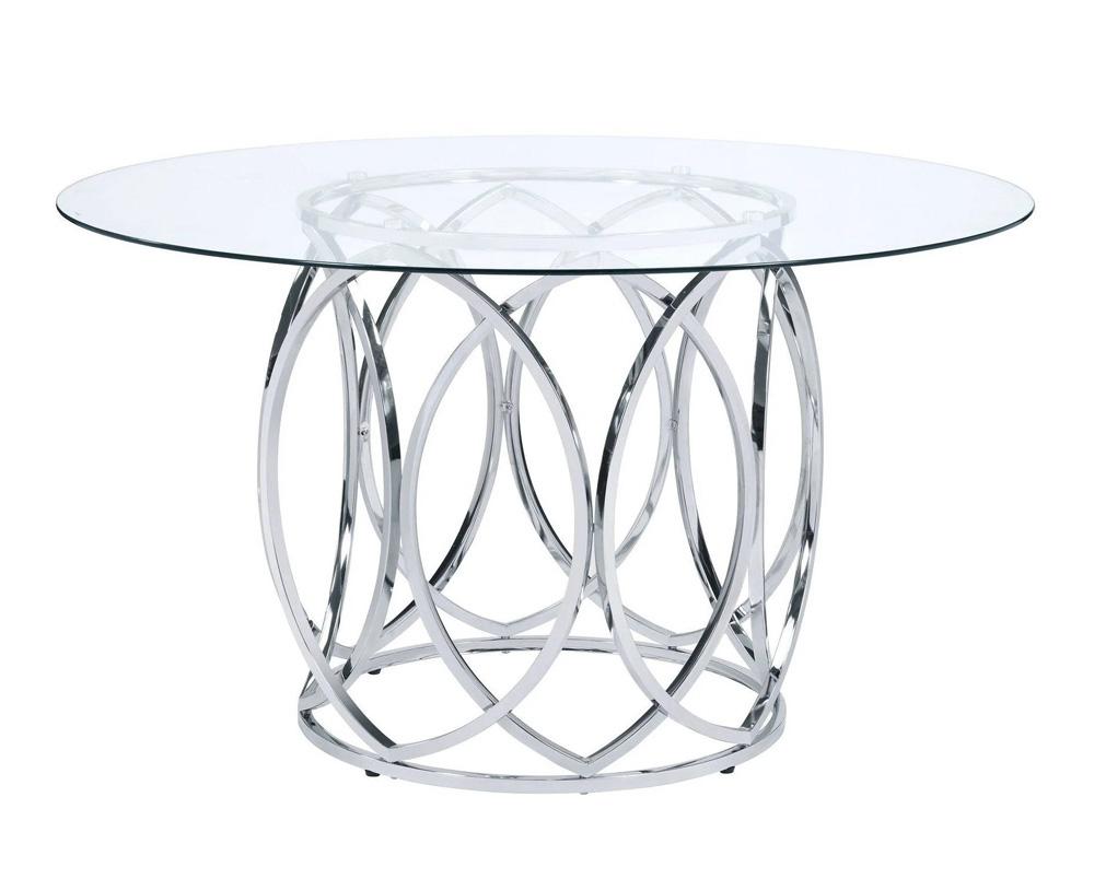 Picket House Furnishings - Marcy Round Dining Table - CDML100DTTB veiw 1