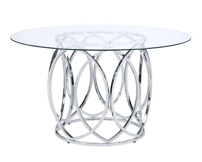 Picket House Furnishings - Marcy Round Dining Table - CDML100DTTB veiw 1