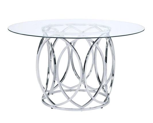 Picket House Furnishings - Marcy Round Dining Table - CDML100DTTB veiw 1