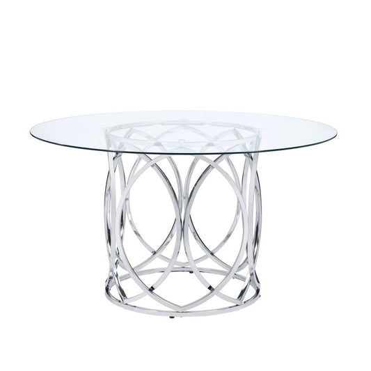 Picket House Furnishings - Marcy Round Dining Table - CDML100DTTB veiw 2