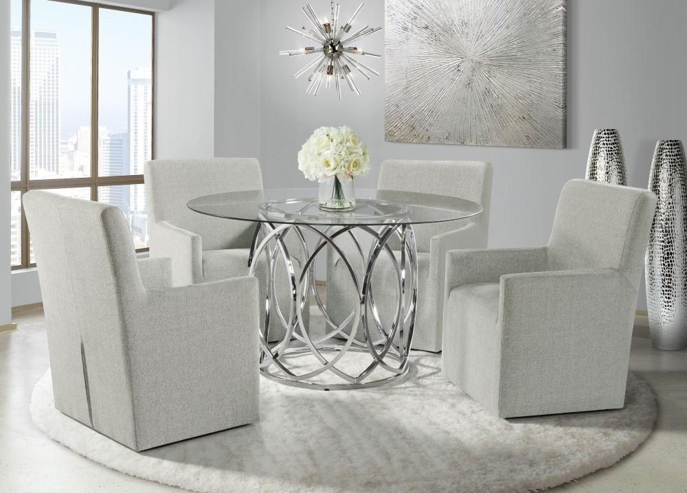Picket House Furnishings - Marcy Standard Height 5PC Dining Set-Table and Four Arm Chairs - CDML100A5PC veiw 9
