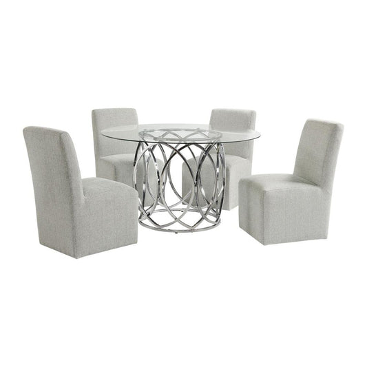 Picket House Furnishings - Marcy Standard Height 5PC Dining Set-Table and Four Side Chairs - CDML100S5PC veiw 1