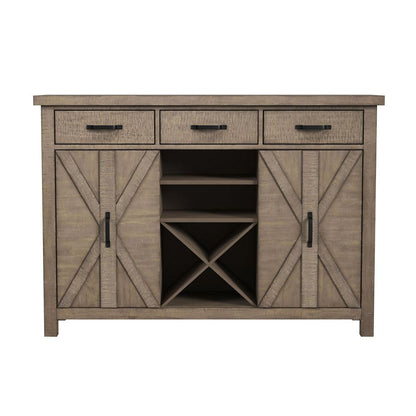 Picket House Furnishings - Marietta Server in Medium Brown - D-12830-3-SV veiw 1