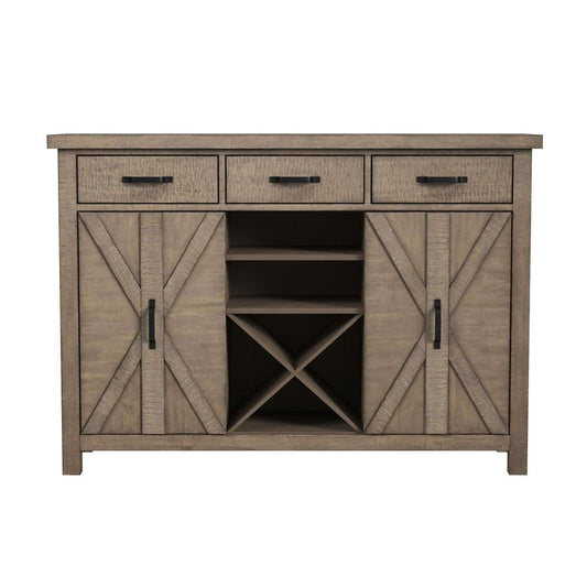 Picket House Furnishings - Marietta Server in Medium Brown - D-12830-3-SV veiw 1