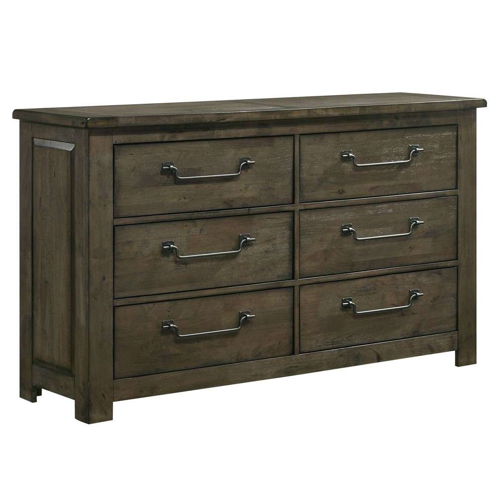 Picket House Furnishings - Memphis 6-Drawer Dresser in Grey - MV500DR veiw 2