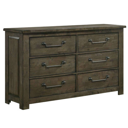 Picket House Furnishings - Memphis 6-Drawer Dresser in Grey - MV500DR veiw 2