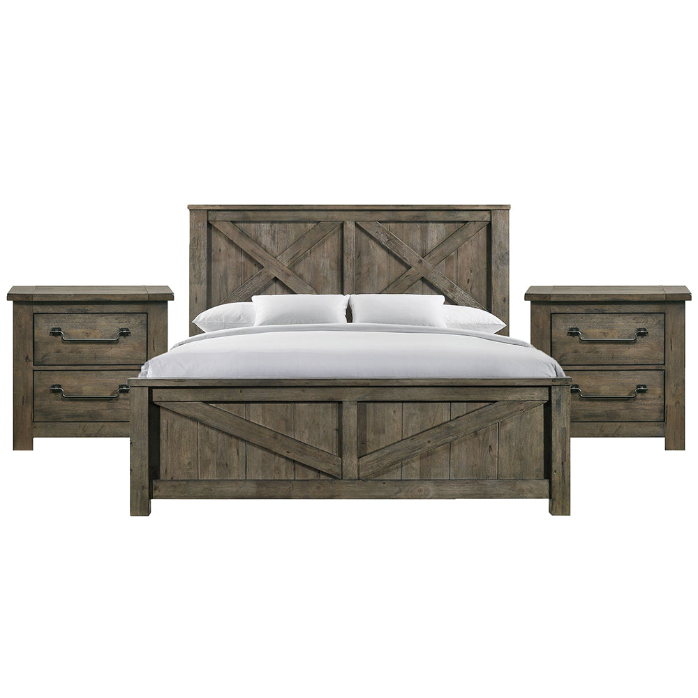 Picket House Furnishings - Memphis King 3PC Bedroom Set - MV500KBNS2 view 1