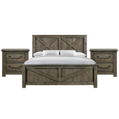 Picket House Furnishings - Memphis King 3PC Bedroom Set - MV500KBNS2 view 1