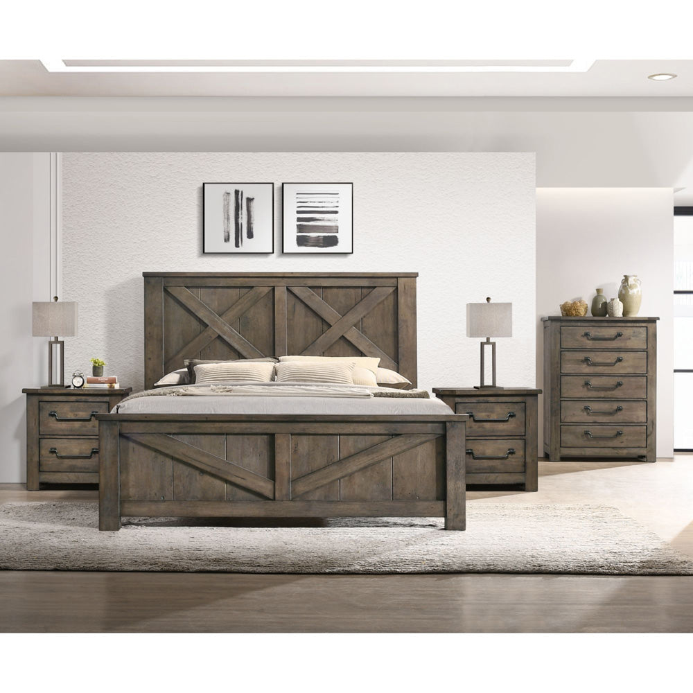 Picket House Furnishings - Memphis King 4PC Bedroom Set - MV500KBNSCH view 3