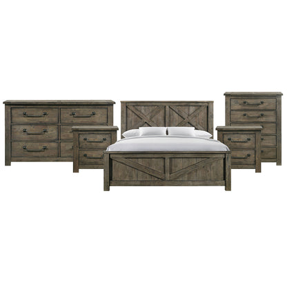 Picket House Furnishings - Memphis King 5PC Bedroom Set - MV500KBNSDRC view 1