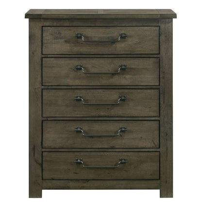 Picket House Furnishings - Memphis King Panel 5PC Bedroom Set in Grey - MV500KB5PC veiw 7