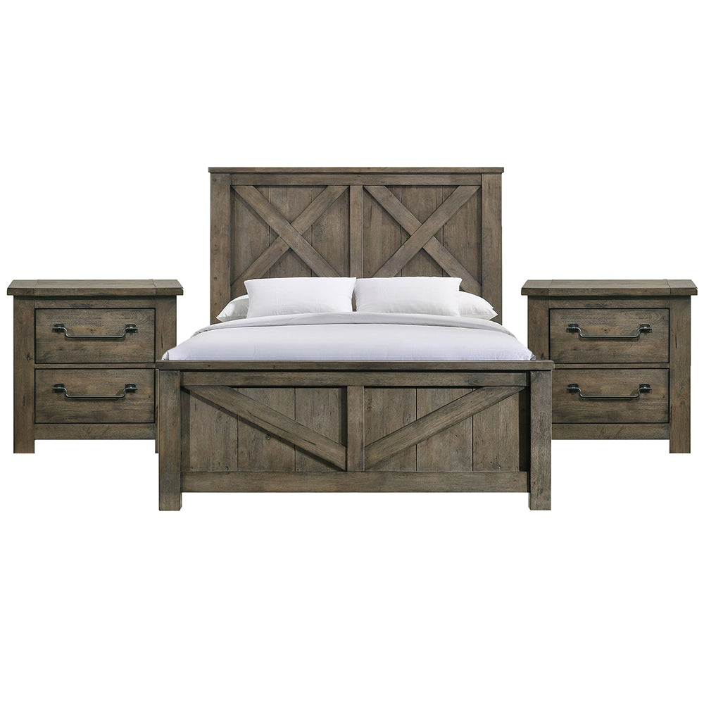 Picket House Furnishings - Memphis Queen 3PC Bedroom Set - MV500QBNS2 view 1