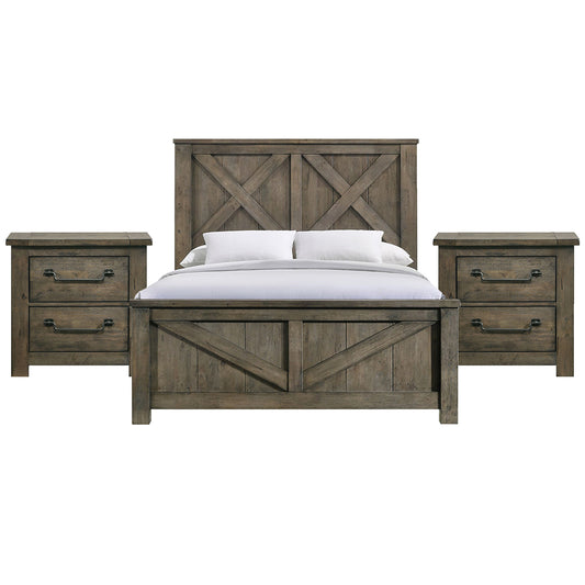 Picket House Furnishings - Memphis Queen 3PC Bedroom Set - MV500QBNS2 view 1