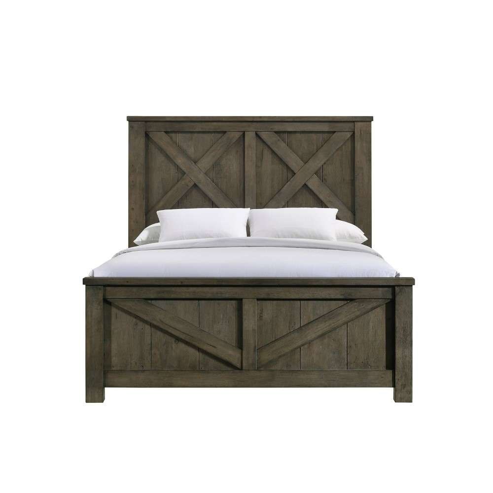 Picket House Furnishings - Memphis Queen Panel 3PC Bedroom Set in Grey - MV500QB3PC veiw 3