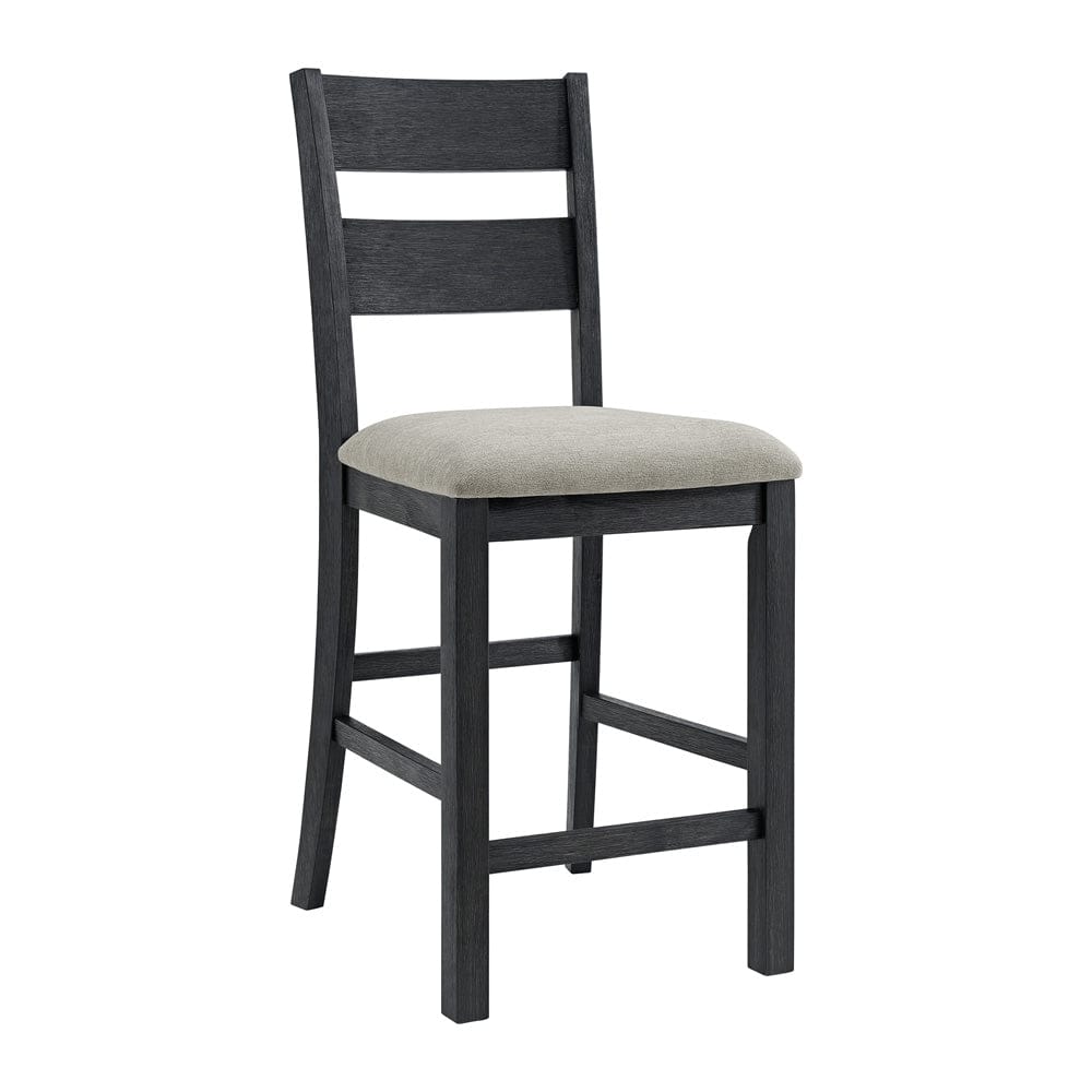 Picket House Furnishings -  Mendoza 5PC Counter Set with Table and 4 Chairs in Black - D-12990-8-5CS view 4