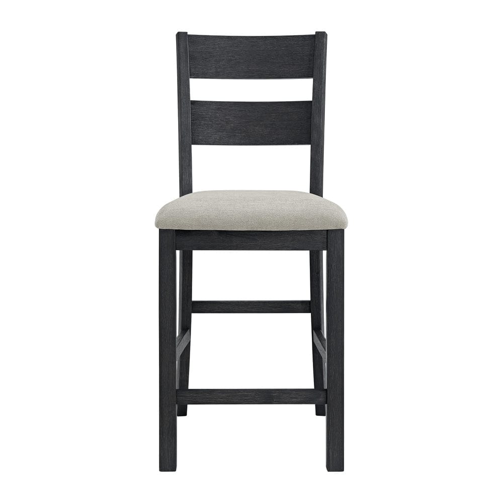 Picket House Furnishings -  Mendoza 5PC Counter Set with Table and 4 Chairs in Black - D-12990-8-5CS view 5