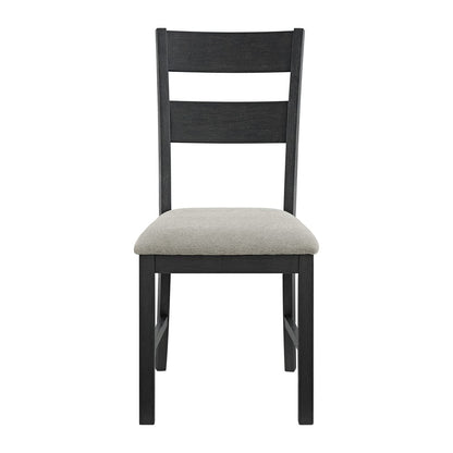 Picket House Furnishings -  Mendoza 5PC Dining Set with Table and 4 Chairs in Black - D-12990-8-5DS view 5