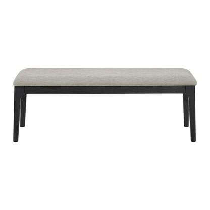 Picket House Furnishings - Mendoza 6PC Dining Set with Table, 4 Chairs, and Bench in Black - D-12990-8-6DS veiw 3