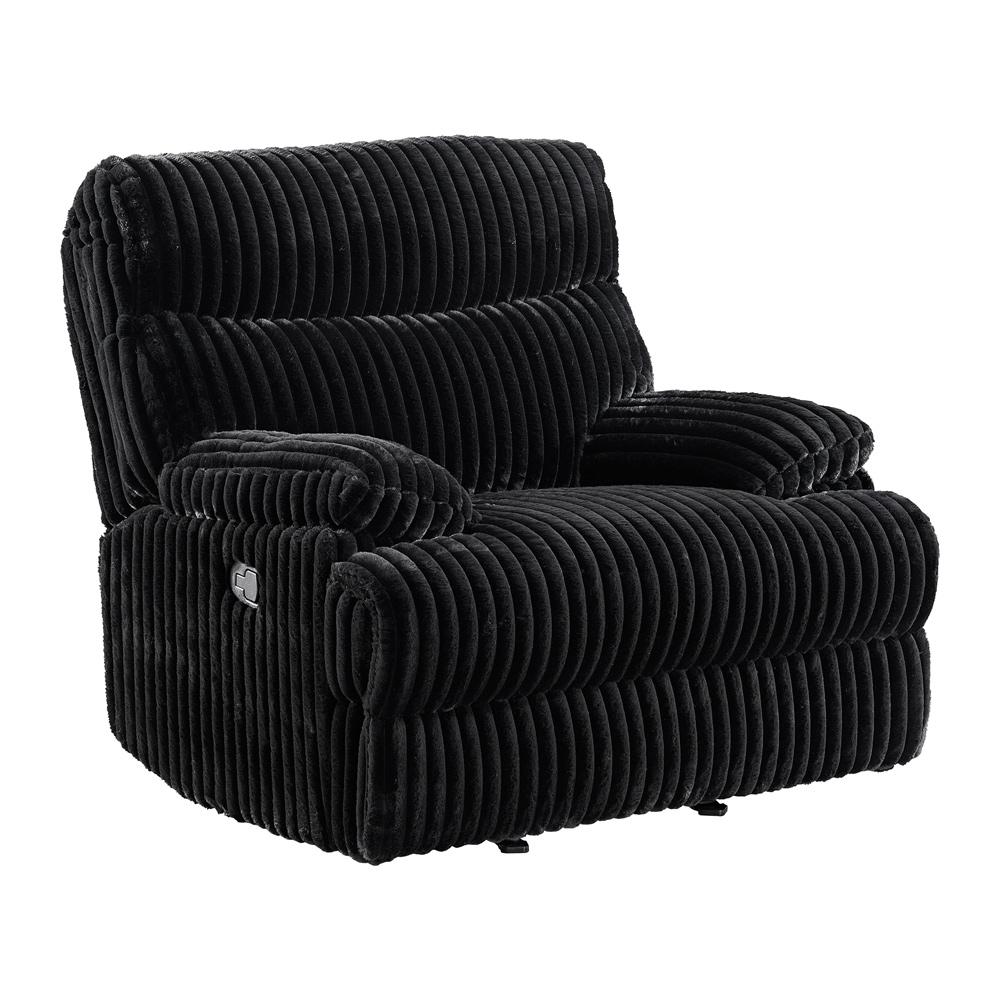 Picket House Furnishings - Merrick 3PC Living Room Set in Masis Black-Sofa, Loveseat & Recliner - U-16220-8847-3PC veiw 3