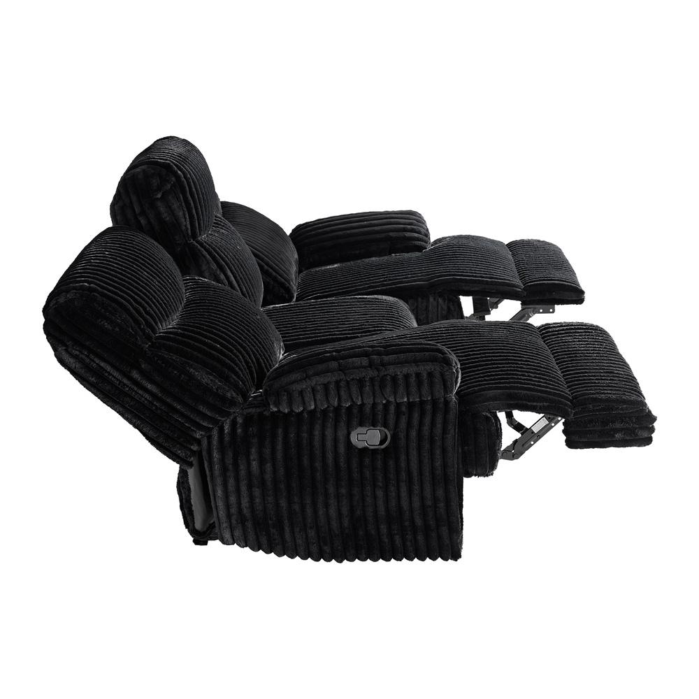 Picket House Furnishings - Merrick Motion Sofa in Masis Black - U-16220-8847-305 veiw 3