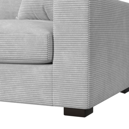 Picket House Furnishings - Mesa Modular 3PC Sectional Set with LHF Chaise in Steno Stone - U-8540-9443-LCSE-3PC veiw 3