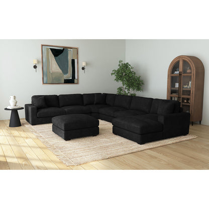Picket House Furnishings - Mesa Modular Ottoman in Steno Black - U-8540-9446-000 view 2