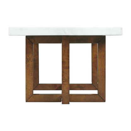 Picket House Furnishings - Meyers 2PC Occasional Marble Table Set in White - CTMS1002PC veiw 4