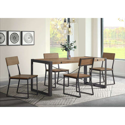 Picket House Furnishings - Micah Rectangular Dining Table in Walnut - A.8340.DT veiw 2