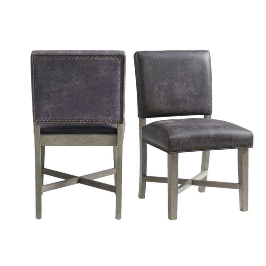 Picket House Furnishings - Modesto Dining Side Chair in Grey ( (Set of 2) ) - D-2660-SC veiw 1