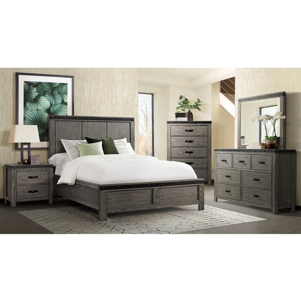 Picket House Furnishings - Montauk 7-Drawer Dresser & Mirror Set - WE600DRMR veiw 4