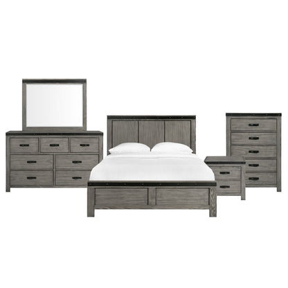 Picket House Furnishings - Montauk King Panel 5PC Bedroom Set - WE600KB5PC veiw 1