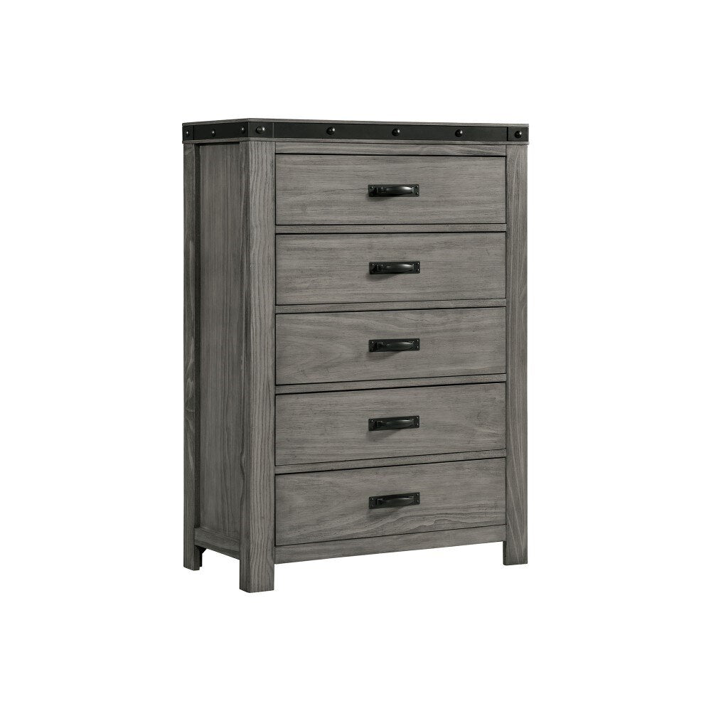 Picket House Furnishings - Montauk King Panel 5PC Bedroom Set - WE600KB5PC veiw 5