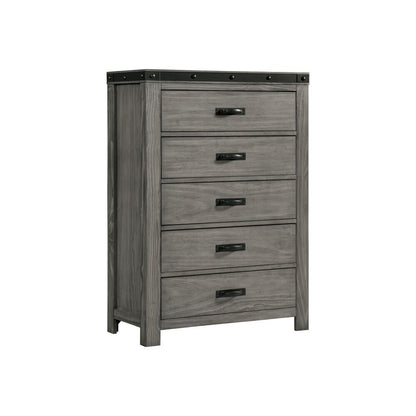 Picket House Furnishings - Montauk King Panel 5PC Bedroom Set - WE600KB5PC veiw 5