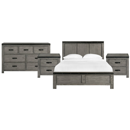 Picket House Furnishings - Montauk Queen 4PC Bedroom Set - WE600QBNSDR view 1