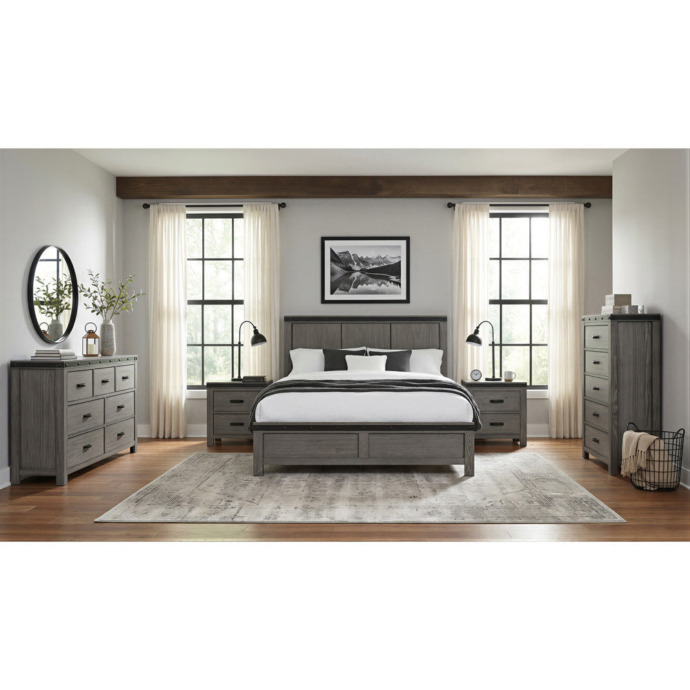 Picket House Furnishings - Montauk Queen 5PC Bedroom Set - WE600QBNSDRC view 3