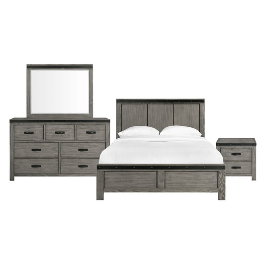 Picket House Furnishings - Montauk Queen Panel 4PC Bedroom Set - WE600QB4PC veiw 1