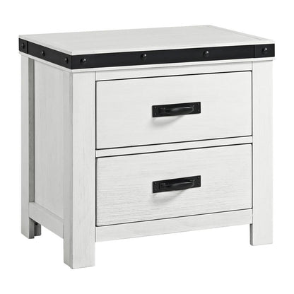 Picket House Furnishings - Montauk Youth Full Platform Storage 5PC Bedroom Set in White - WE750FB5PC veiw 5