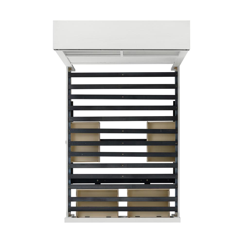 Picket House Furnishings - Montauk Youth Full Platform Storage Bed in White - WE750FB veiw 4