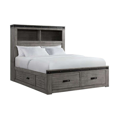 Picket House Furnishings - Montauk Youth Full Platform Storage Bed - WE650FB veiw 2