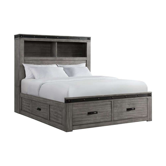 Picket House Furnishings - Montauk Youth Full Platform Storage Bed - WE650FB veiw 2